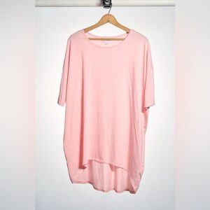 LuLaRoe Light Pink Short Sleeve Long Tee